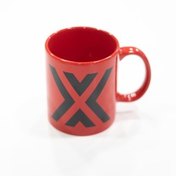 Boxer Mug - red/black