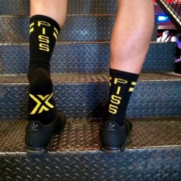 Skater Socks black/yellow -...