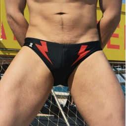 X- Swim Slip - BXR - Black/red