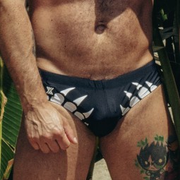 X- Swim Slip - BEAR - Black...