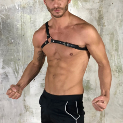 Elegant leather gladiator...
