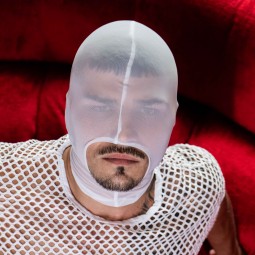 X Gimp Cocksucker Mask - White