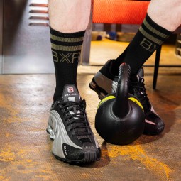 BXR Tennis socks - Black/Khaki