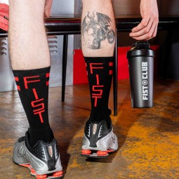 Skater Socks FIST- Black/red