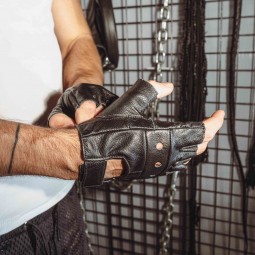 Gants sans doigts Biker