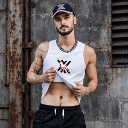 X-Vest Gym Canalé - white -...