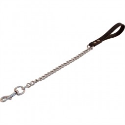 Dog leash with short chain