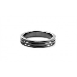 Ribbed Steel Cockring (10mm)